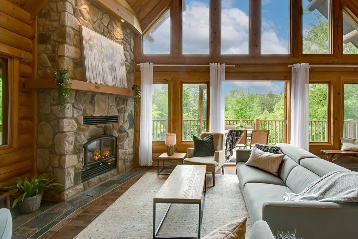Chic Familiale, Relaxant Avec Spa En Montagnes Labelle Exterior photo